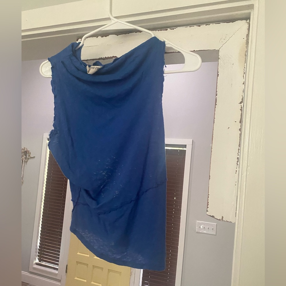 We The Free Blue Tank Top